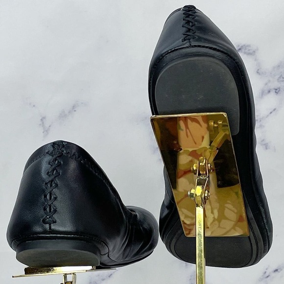 Lucky Brand | ‘Erin’ Black Leather Flats | 10 - Picture 5 of 12